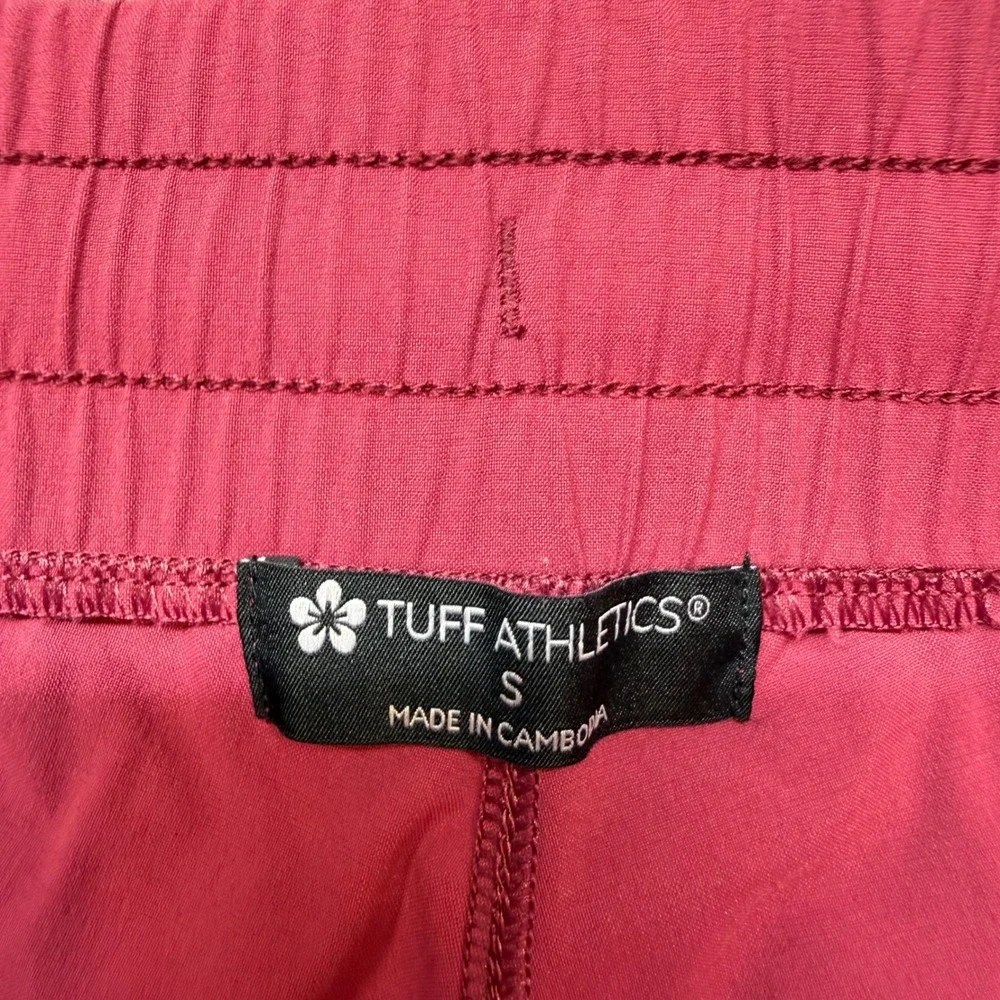 Tuff Athletics Active Shorts Womens S Pink Drawstring Pockets Athletic Gym